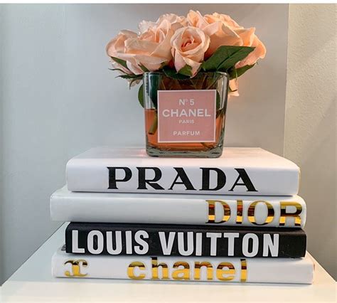 chanel book decorations.